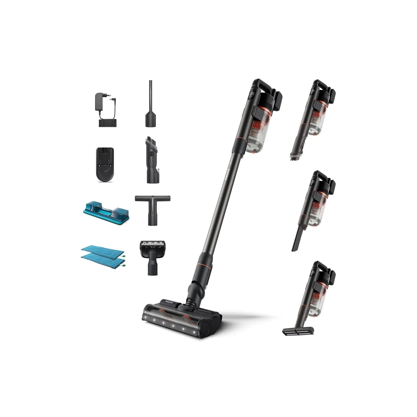 Philips Vacuum Cleaner | XC7055/01 Aqua | Cordless operating | Handstick | 25.2 V | Operating time (max) 80 min | Red Coral | Wa