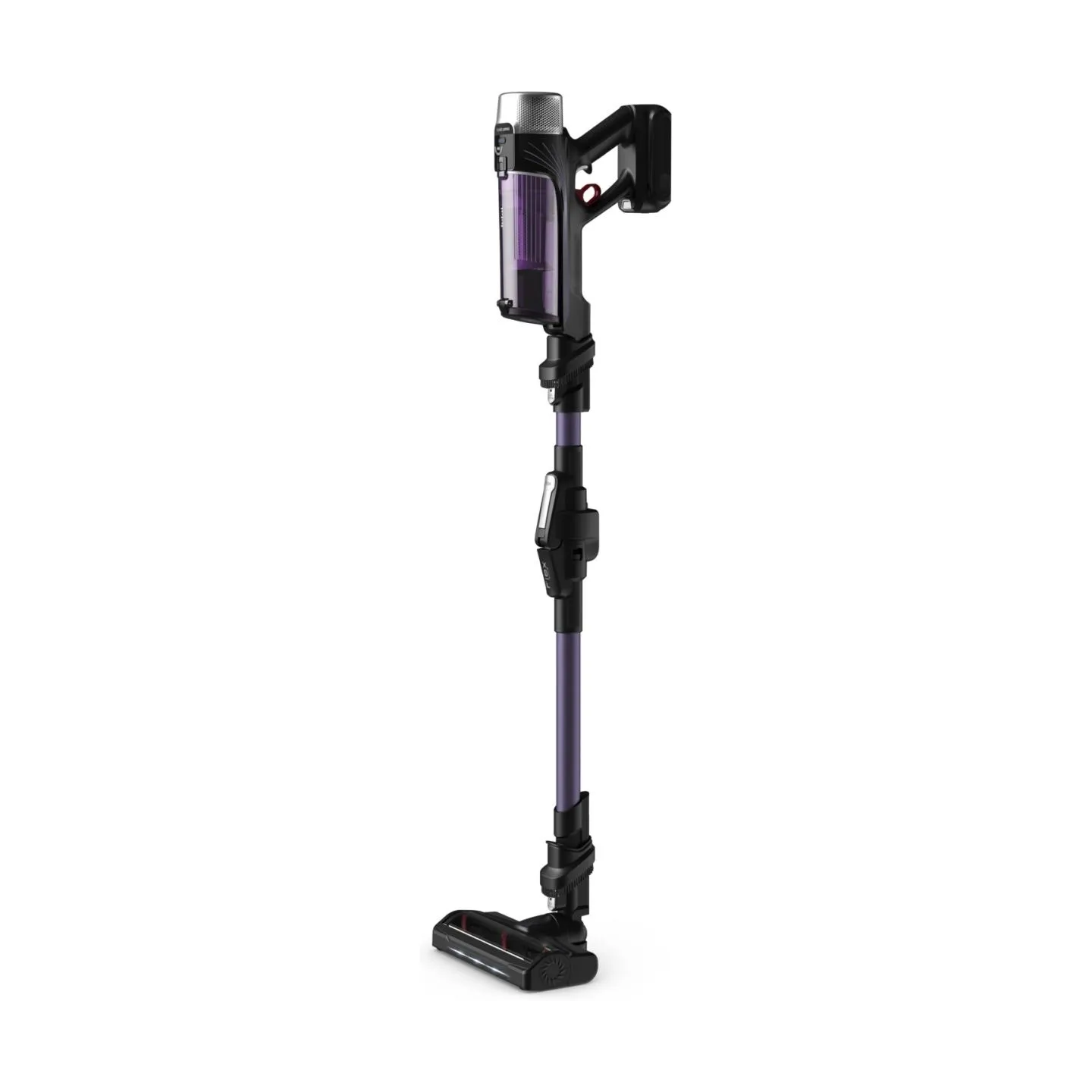 Tefal Vacuum Cleaner | TY2039WO X-force Flex | Cordless operating | 250 W | Black/Purple