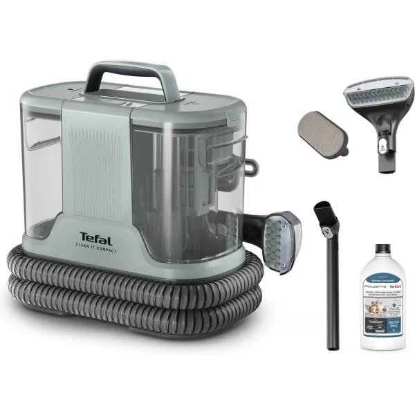 Tefal Carpet and Upholstery Cleaner | IZ3020F0 Clean it Compact | Corded operating | Washing function | 400 W | Operating radius
