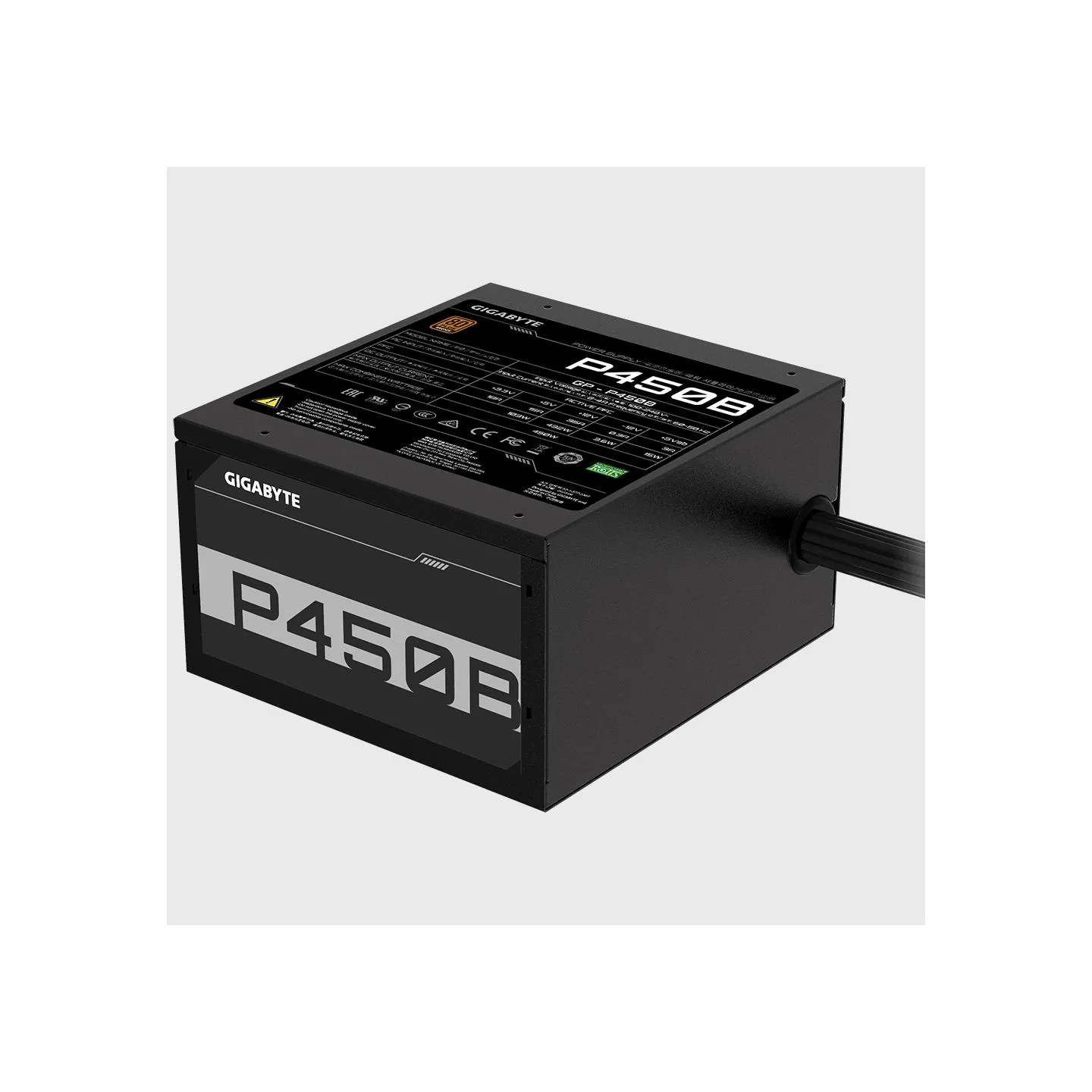 Gigabyte | GP-P450B | 450 W | 80 PLUS Bronze certified