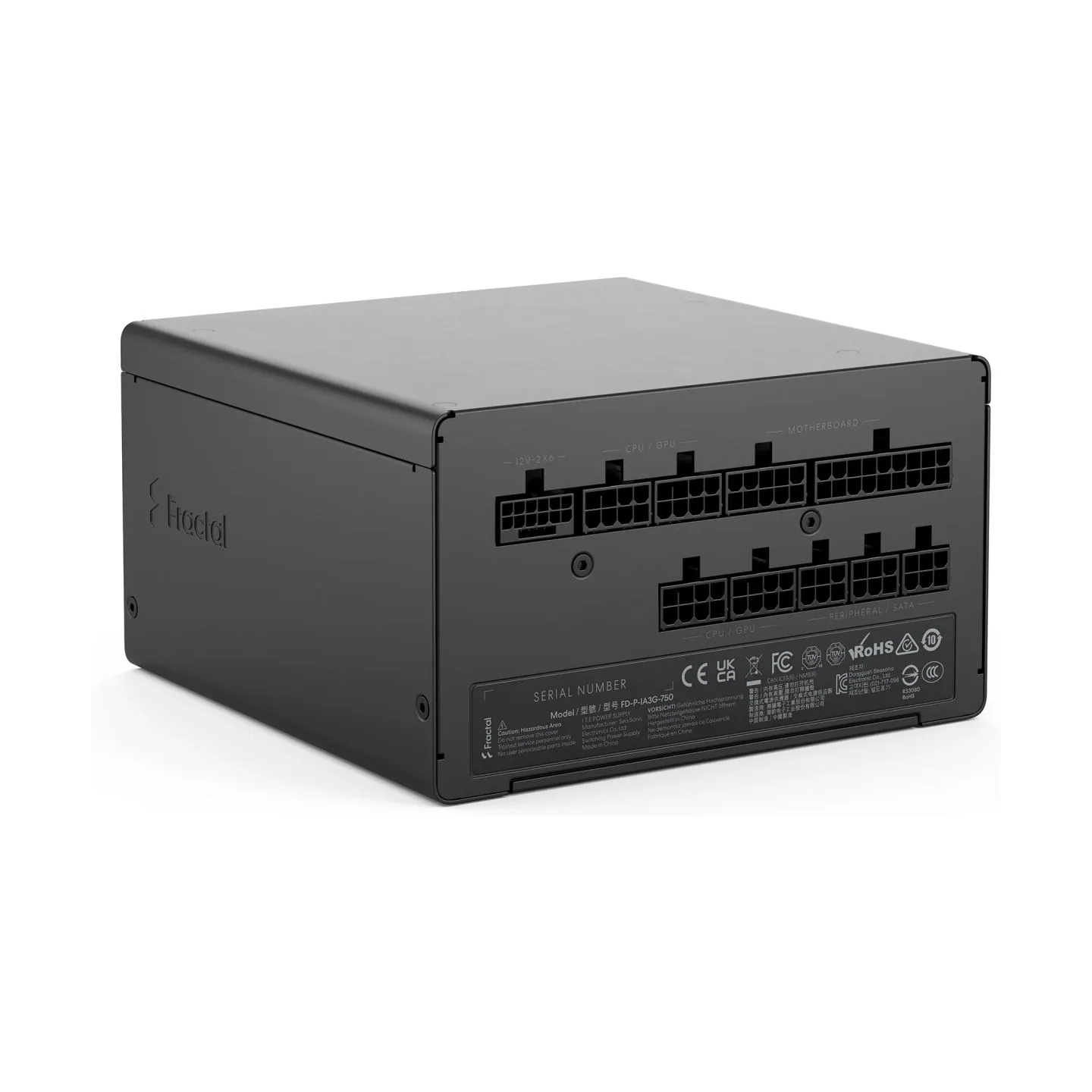 Fractal Design Power Supply, Black | Ion 3 Gold | 750 W