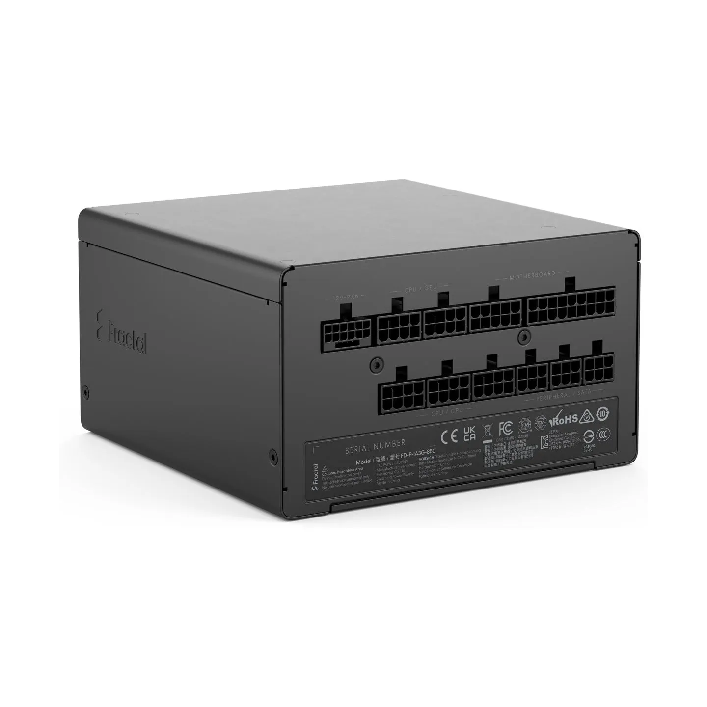 Fractal Design Power Supply, Black | Ion 3 Gold | 850 W