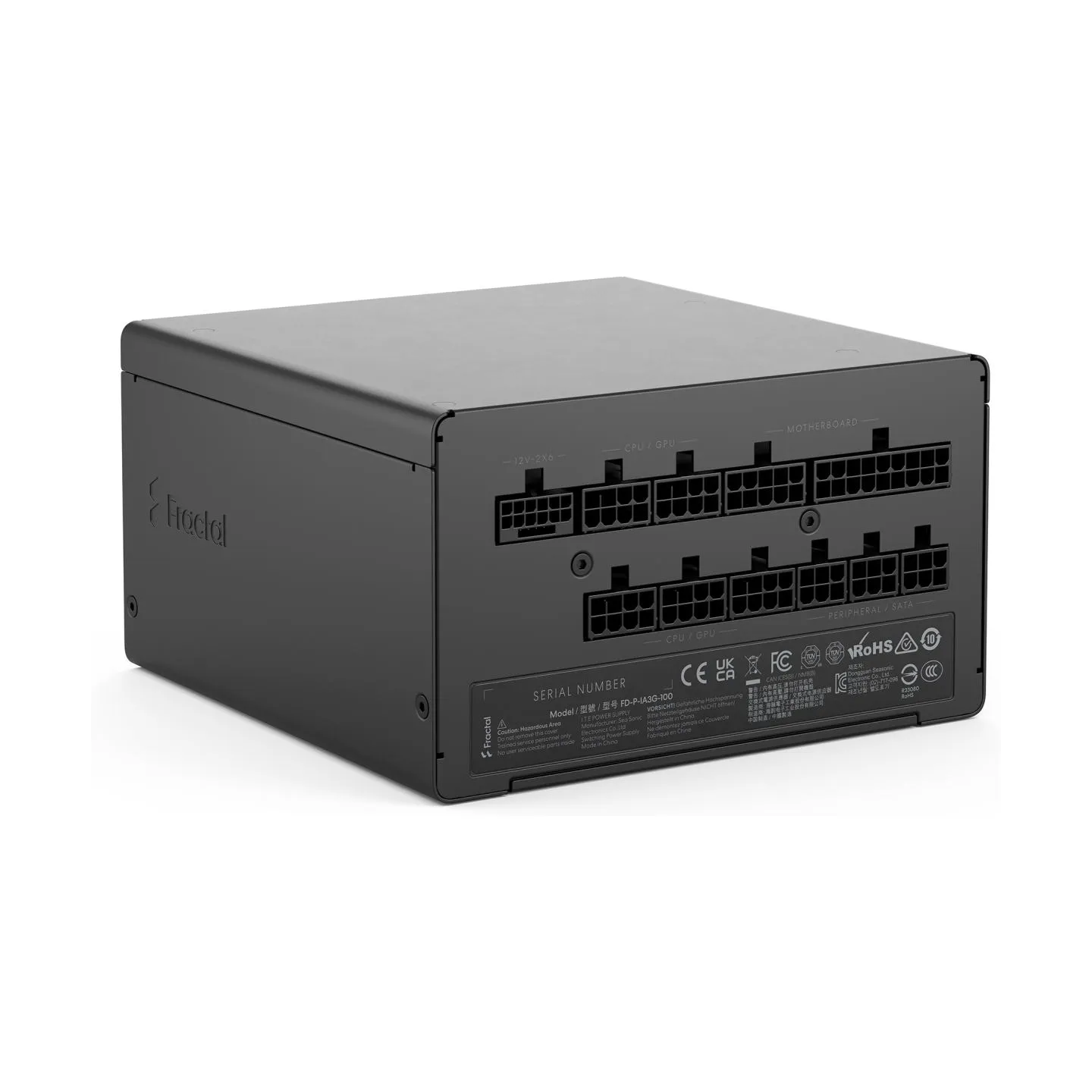 Fractal Design Power Supply, Black | Ion 3 Gold | 1000 W