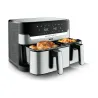 Tefal Fryer | EY905D10 | Capacity 5.2+3.1 L | Hot air technology | Stainless Steel/Black