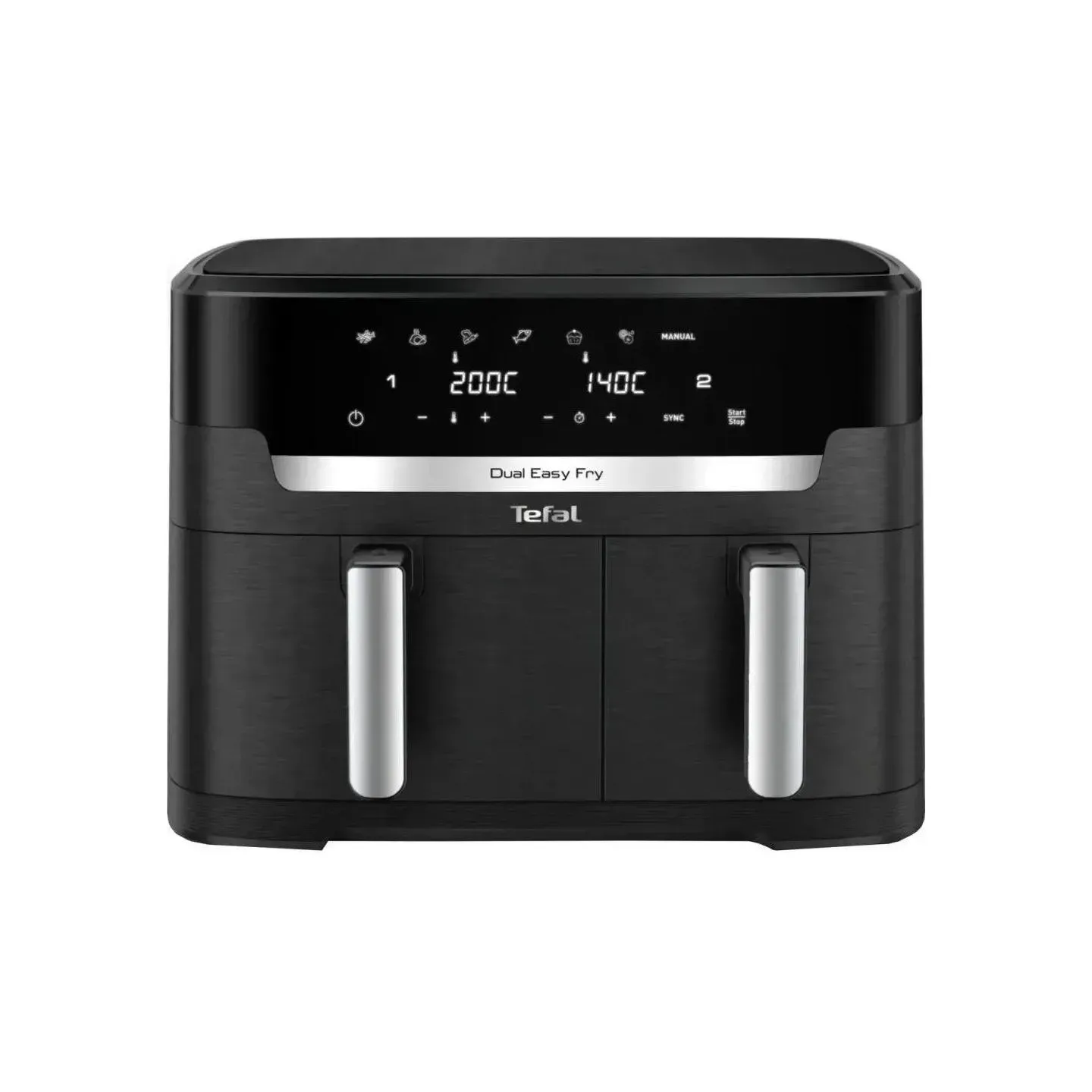 Tefal | Air Fryer | EY942HE0 Easy Fry Dual XXL | Power 2700 W | Capacity 11 L | Black