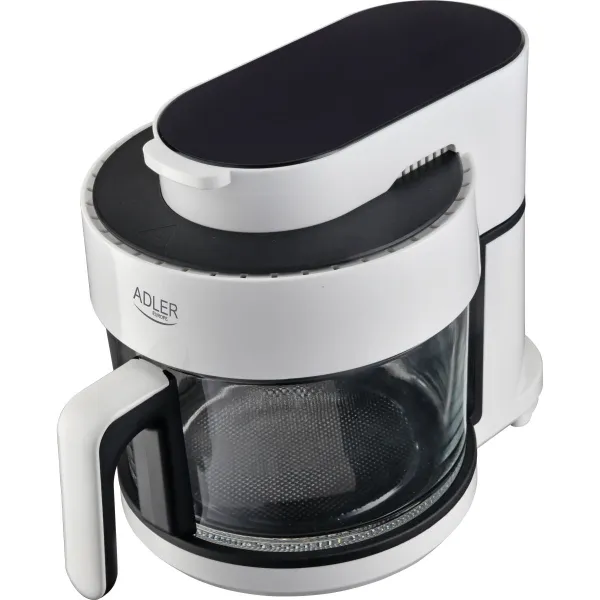 Adler Air Fryer Oven with Glass Bowl | AD 6316 | Power 1200 W | Capacity 3 L | Convection | White/Black