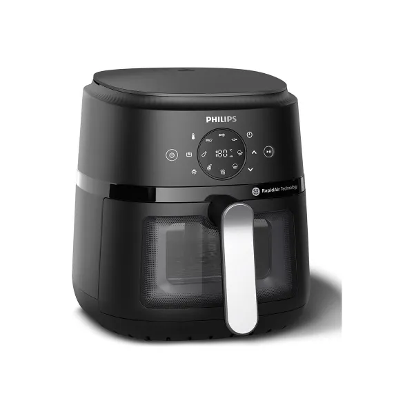 Philips Airfryer | NA221/00 2000 series | Power 1500 W | Capacity 4.2 L | Rapid Air technology | Black/Silver