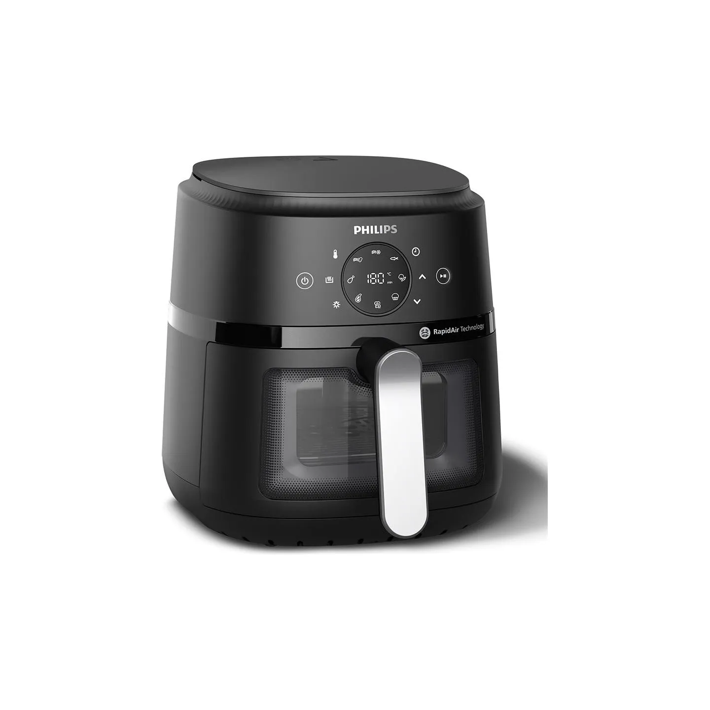 Philips Airfryer | NA221/00 2000 series | Power 1500 W | Capacity 4.2 L | Rapid Air technology | Black/Silver