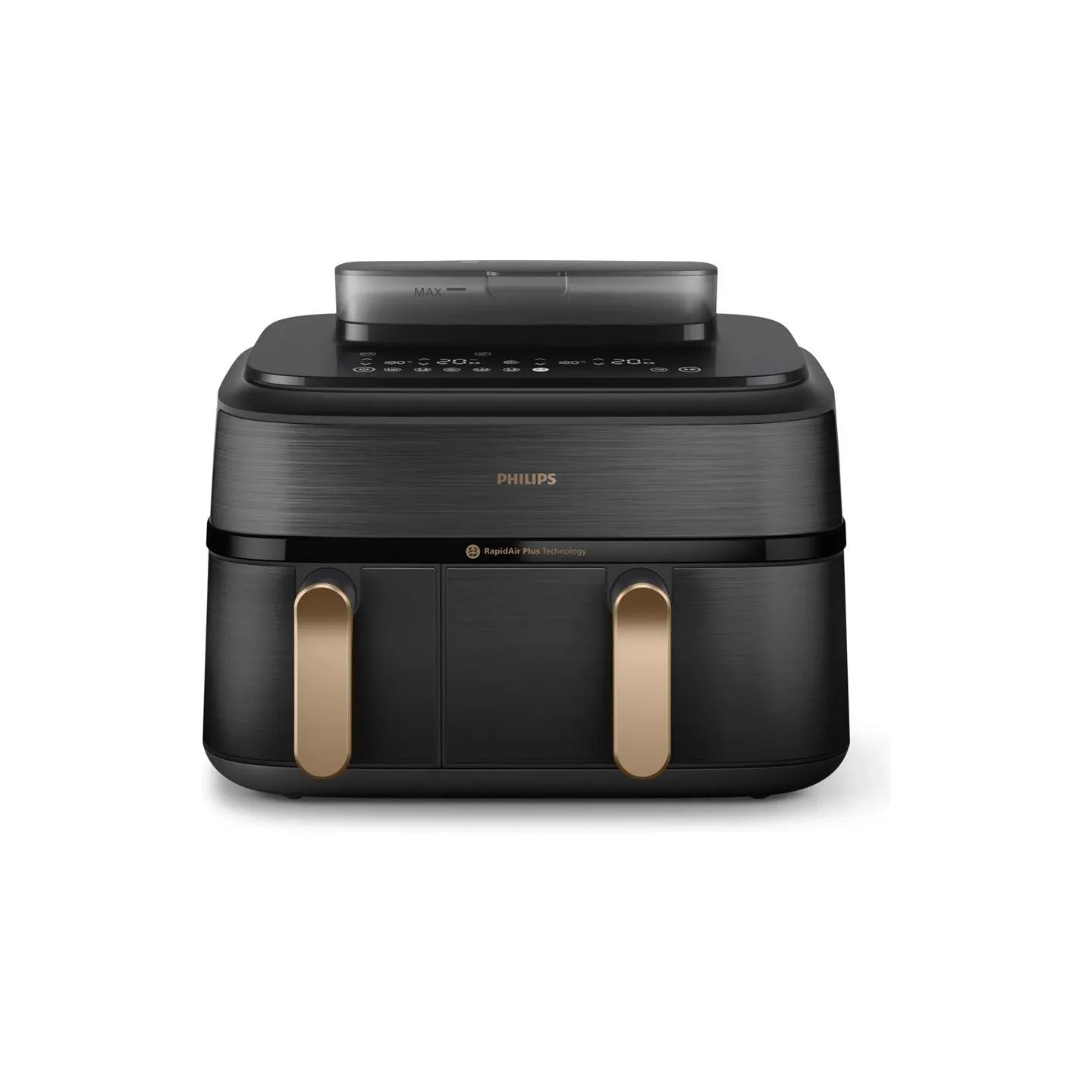 Philips Dual Steam Air Fryer | NA552/00 5000 Series | Power 2750 W | Capacity 9 L | RapidAir Plus | Black