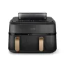 Philips Dual Steam Air Fryer | NA552/00 5000 Series | Power 2750 W | Capacity 9 L | RapidAir Plus | Black