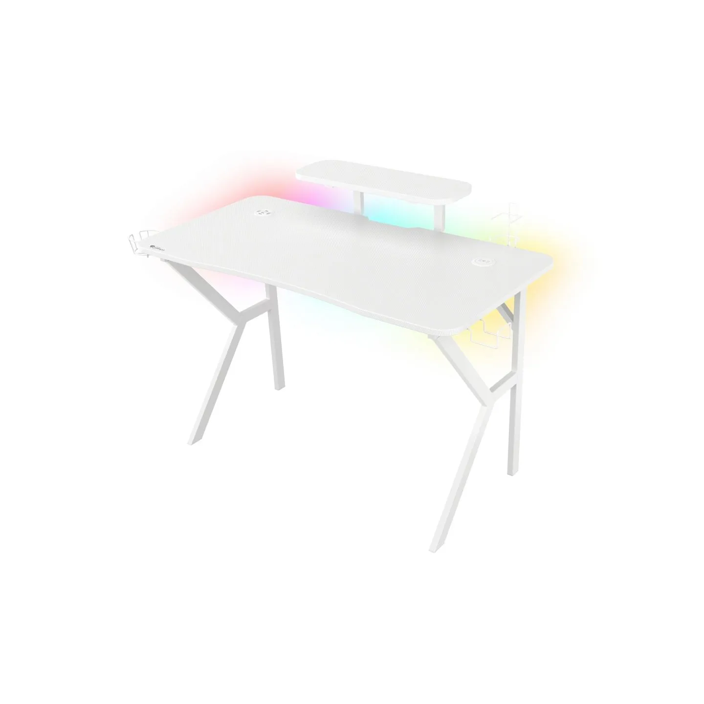 Genesis | Gaming Desk | Holm 320 RGB | White