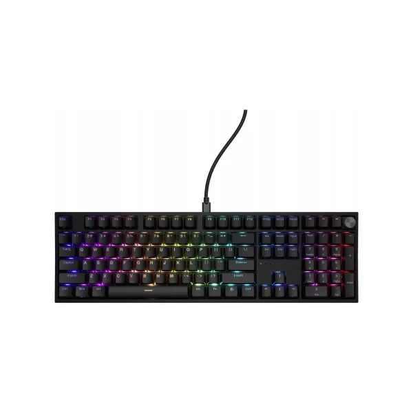 Genesis | THOR 404 | Wired | US | Black | USB Type-A | Outemu Peach Silent