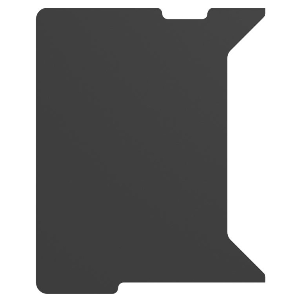 Genesis | Holm Modular Side Desk Top Left 60cm | NDS-2282 | Anthracite Black