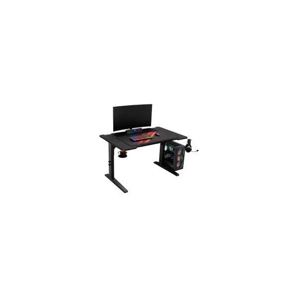 Genesis Gaming Desk | Holm 120 Modular | Black