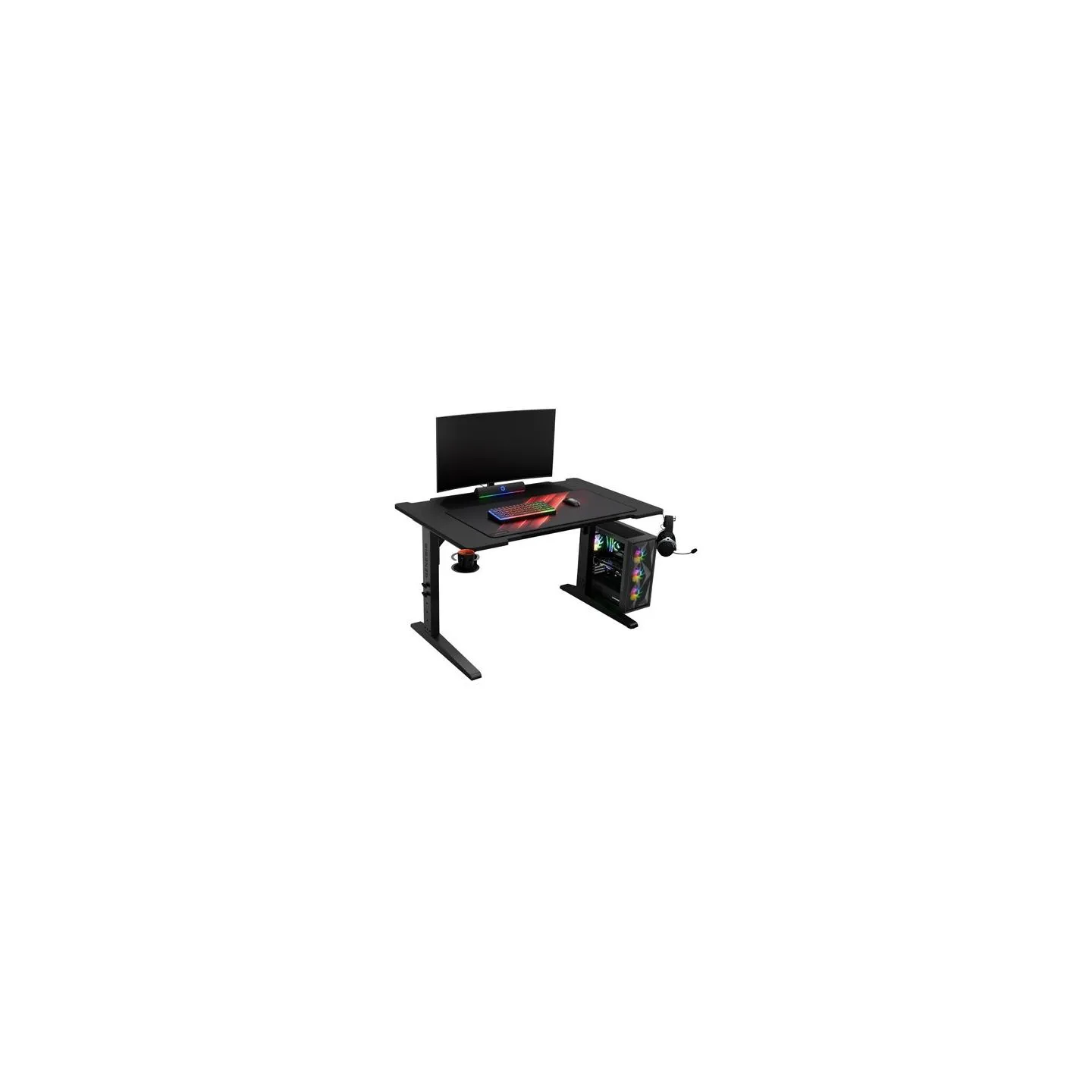 Genesis Gaming Desk | Holm 120 Modular | Black