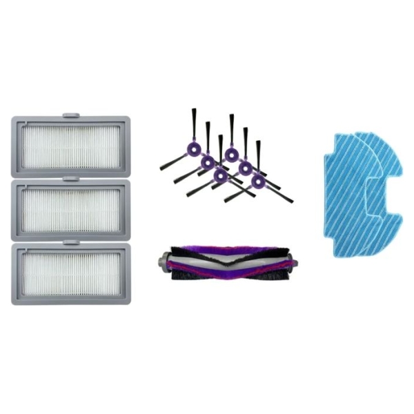 Midea | Spare Parts Kit: 6x Side Brush, 1x Main Brush, 3x HEPA Filter, 2x Mopping Cloth for I5C