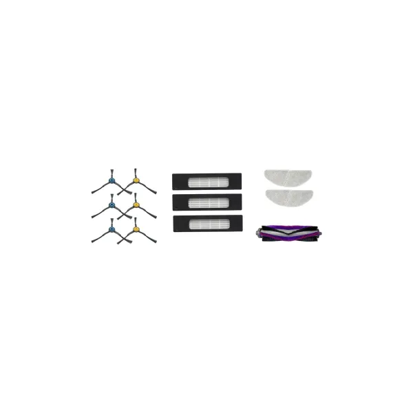 Midea | Spare Parts Kit: 6x Side Brush, 1x Main Brush, 3x HEPA Filter, 2x Mopping Cloth for M7Pro/S8+