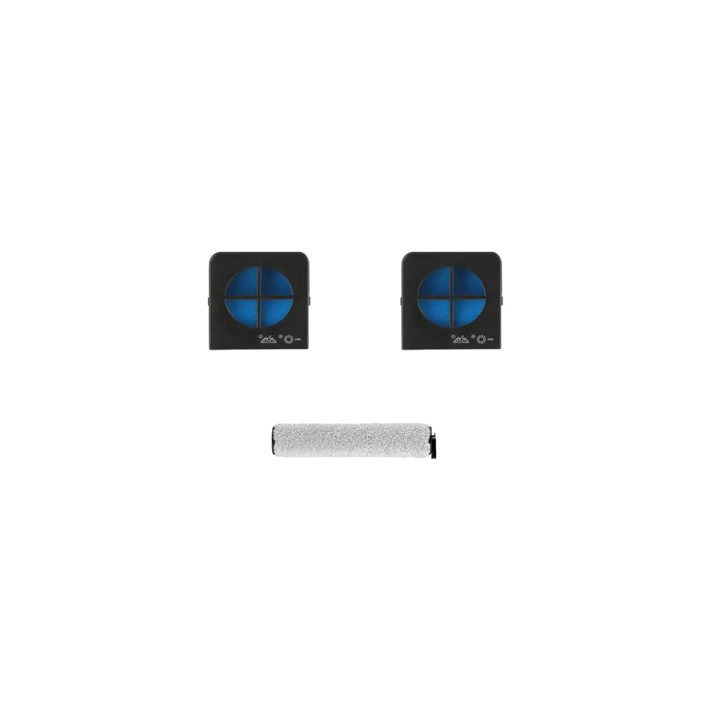 Midea X6 Spare parts kit: 2x HEPA Filter, 1x Roller Brush