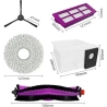 Midea V15 Spare Parts kit: 1x Side Brush, 2x Mop Pad, 1x Roller Brush, 1x Filter, 1x Dust Bag