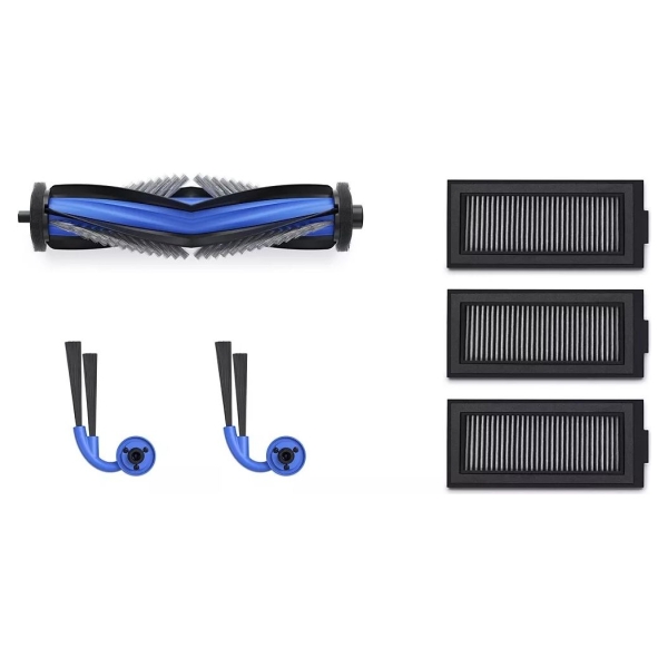 Ecovacs DKT060223 DEEBOT X11 Service Kit Antibacterial Filter x3, Anti-Tangle Side Brush x2, Anti-Tangle Main Brush x1
