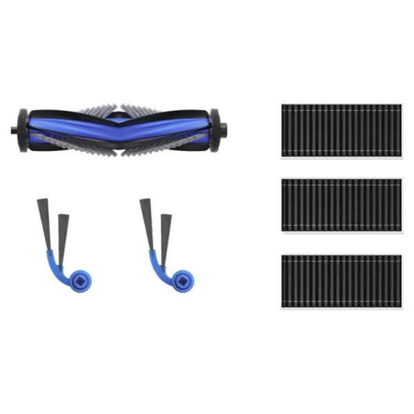 Ecovacs DKT060214 Service Kit for DEEBOT T80 Family, 1x Anti-Tangle Main Brush, 2 Anti-Tangle Side Brushes, 3x Antibacterial Fil