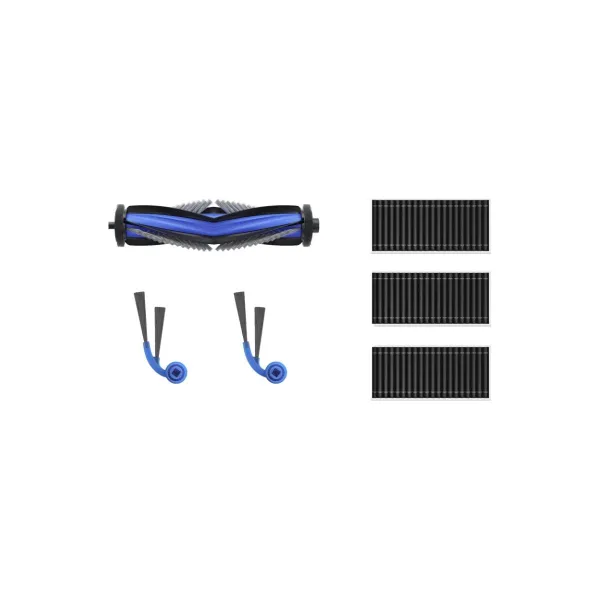 Ecovacs DKT060214 Service Kit for DEEBOT T80 Family, 1x Anti-Tangle Main Brush, 2 Anti-Tangle Side Brushes, 3x Antibacterial Fil