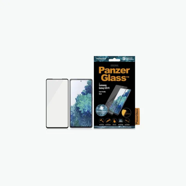 Panzerglass | Samsung | Galaxy S20 FE CF | Glass | Black | Works with face recognition and is compatible with the in-screen fing