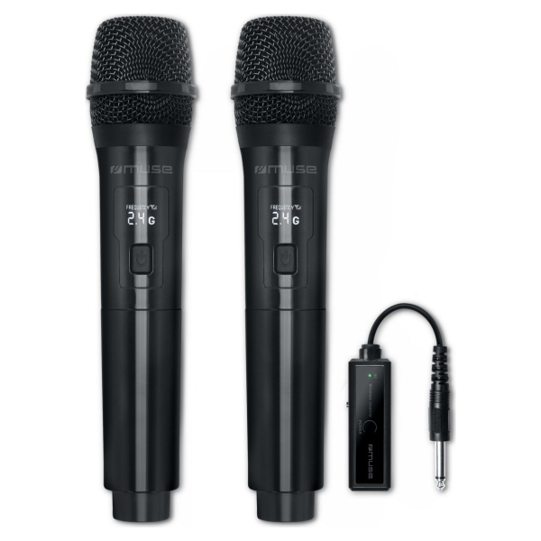 Muse | Pack 2 Wireless Microphones | MC-50 WI | Black