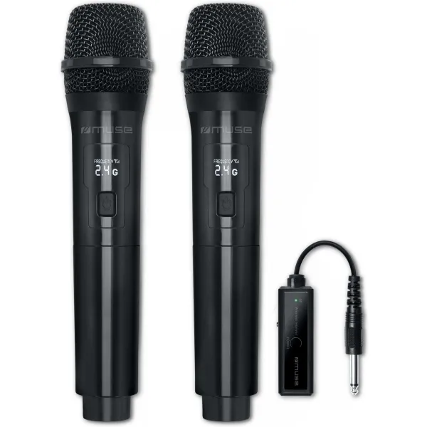 Muse | Pack 2 Wireless Microphones | MC-50 WI | Black
