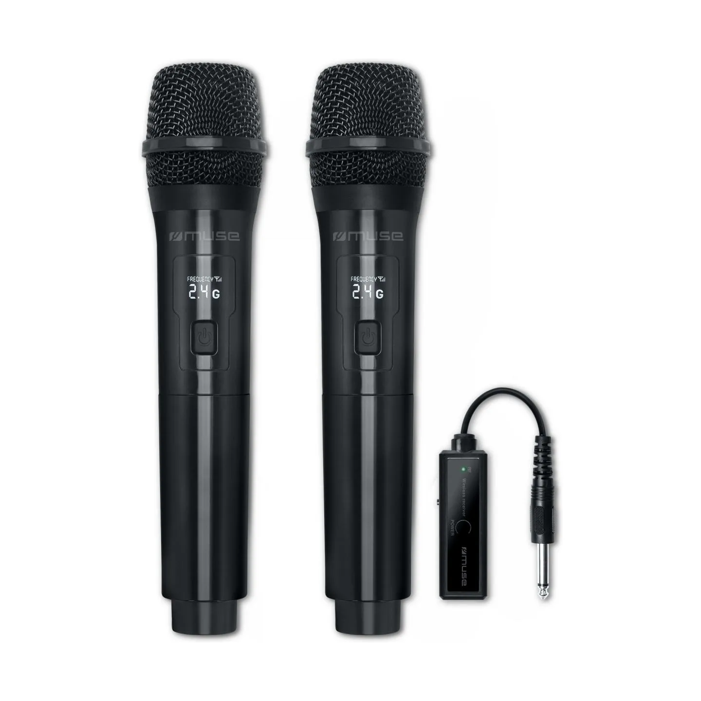 Muse | Pack 2 Wireless Microphones | MC-50 WI | Black