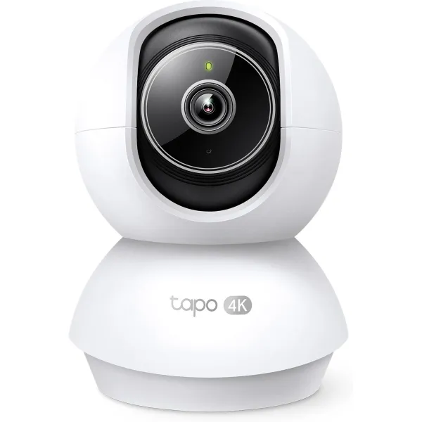 Tp-Link Tapo C250 | Pan/Tilt AI Home Security Wi-Fi Camera | PTZ | 8 MP | 4mm/F1.6 | H.265 | MicroSD Card up to 512 GB