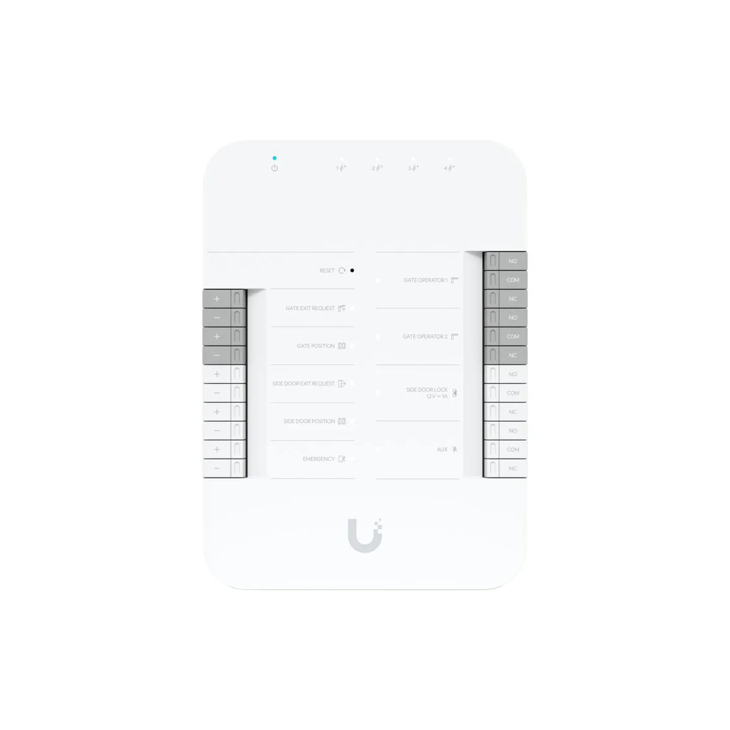 Ubiquiti UA-Hub-Gate advanced Gate Hub enabling seamless gate access control via connected Access readers or Intercom, 2x Gate o
