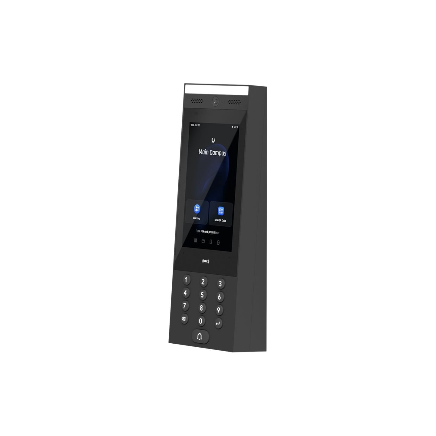 Ubiquiti UACC-Intercom-SAM UniFi Access Intercom surface angle mount accessory, 5° upward angle mount