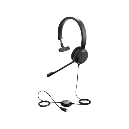 Jabra Evolve 20 SE, Mono UC, USB C/A adapter, Leather