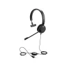 Jabra Evolve 20 SE, Mono UC, USB C/A adapter, Leather