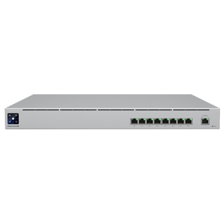 Ubiquiti USW-Mission-Critical switch with integrated 368Wh Lithium-ion battery, capable of providing uninterruptible power for 8