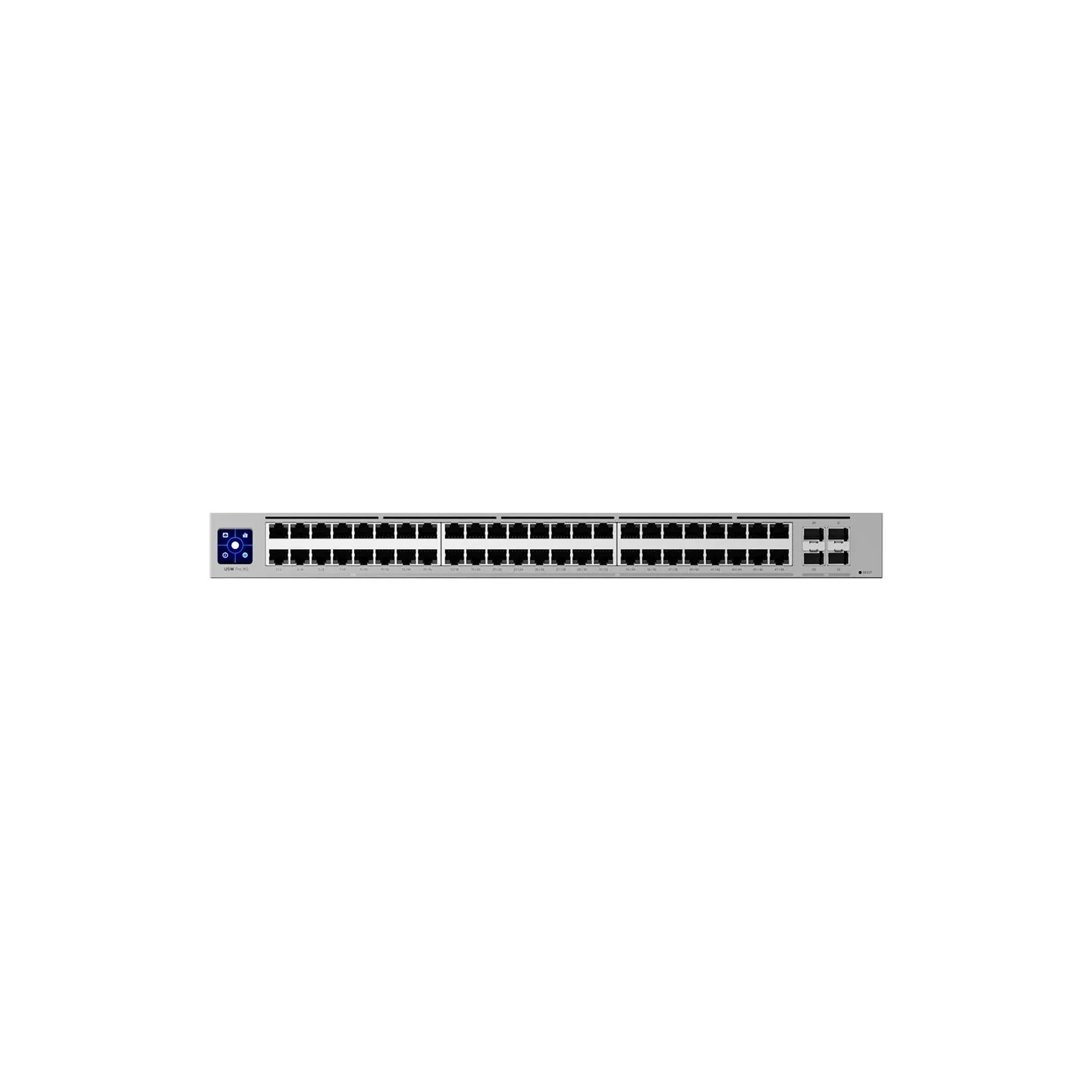 Ubiquiti Layer 3 Etherlighting USW-Pro-XG-48-EU switch with (32) 10 GbE, (16) 2.5 GbE, and (4) 25G SFP28 ports