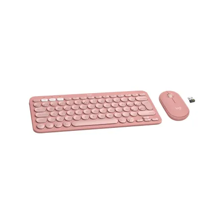 Logitech Pebble 2 Bluetooth Keyboard Combo - TONAL ROSE - US INT'L