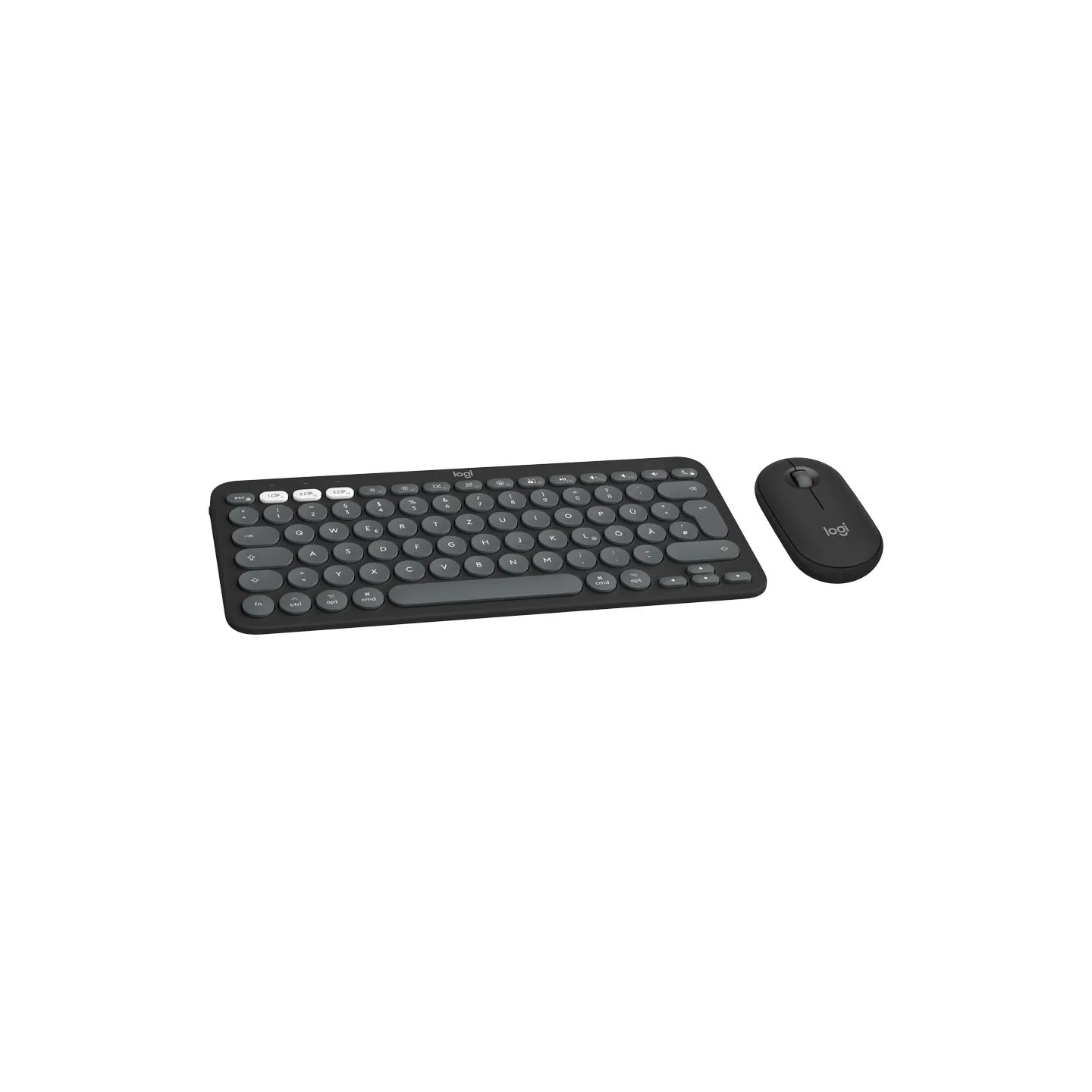 Logitech Pebble 2 for MAC Bluetooth Keyboard Combo - TONAL GRAPHITE - US INT'L