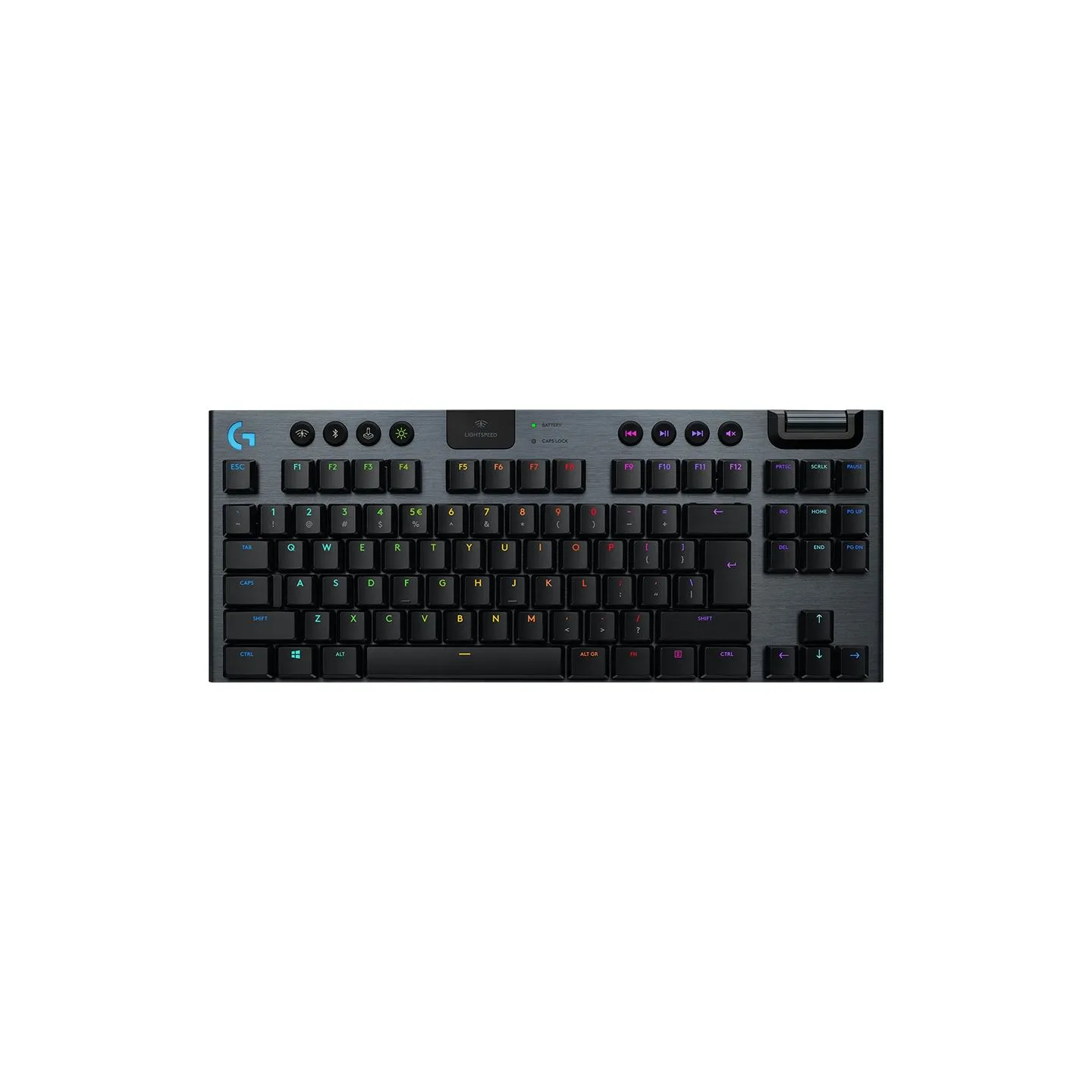 Logitech G915 X LIGHTSPEED Wireless Gaming Keyboard - BLACK - US INT'L - 2.4GHZ/BT  - EMEA28i-935 - TACTILE