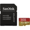 Sandisk Extreme microSDHC 32GB + SD Adapter + RescuePRO Deluxe 100MB/s A1 C10 V30 UHS-I U3