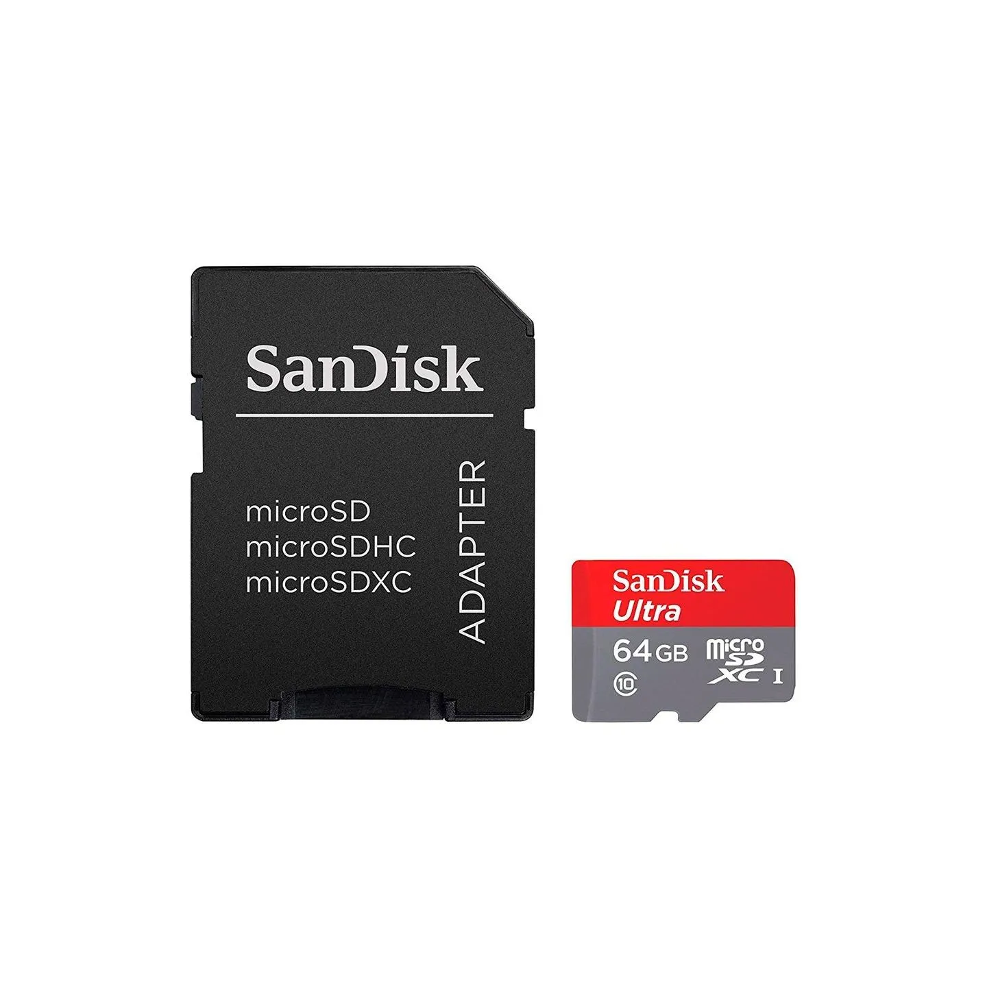 Sandisk High Endurance microSDXC 64GB + SD Adapter - for dash cams & home monitoring, up to 5,000 Hours, Full HD / 4K videos, up
