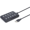 Gembird I/O HUB USB2 10PORT/UHB-U2P10P-01 GEMBIRD