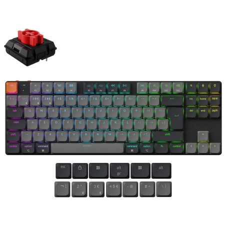 Keychron KEYBOARD WRL K1 RGB/BLACK K1X-H1 KEYCHRON