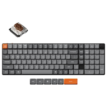 Keychron KEYBOARD WRL K17 MAX RGB/BLACK K17M-H3 KEYCHRON
