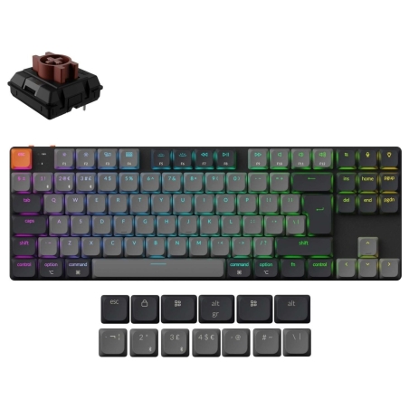 Keychron KEYBOARD WRL K1 RGB/BLACK K1X-H3 KEYCHRON