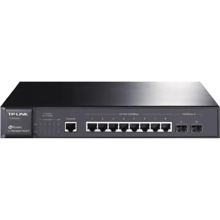 Tp-Link Switch|TP-LINK|Omada|TL-SG3210|Type L2|8x10Base-T / 100Base-TX / 1000Base-T|2xSFP|TL-SG3210