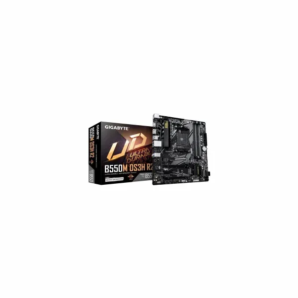 Gigabyte B550M DS3H R2 | Processor family AMD | Processor socket AM4 | DDR4 DIMM | Supported hard disk drive interfaces SATA, M.