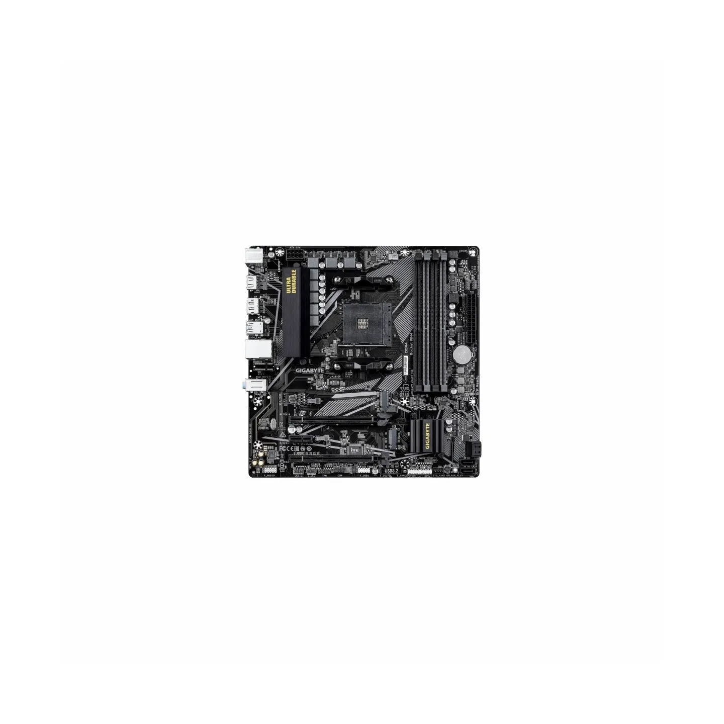 Gigabyte B550M DS3H R2 | Processor family AMD | Processor socket AM4 | DDR4 DIMM | Supported hard disk drive interfaces SATA, M.