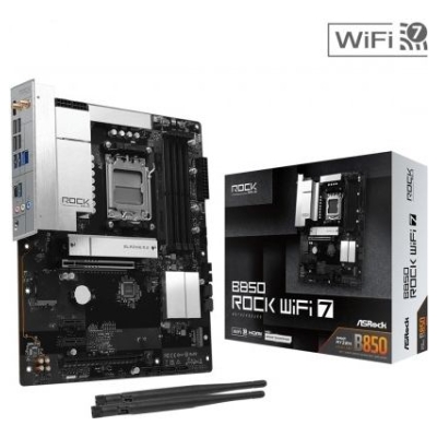 Asrock Motherboard B850 ROCK WIFI 7 AM5 4DDR5 ATX